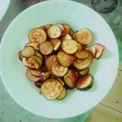 A picture of Fried aubergine.