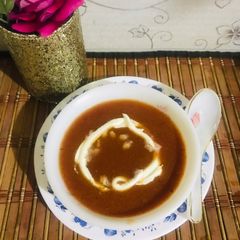 A picture of Tomato soup.