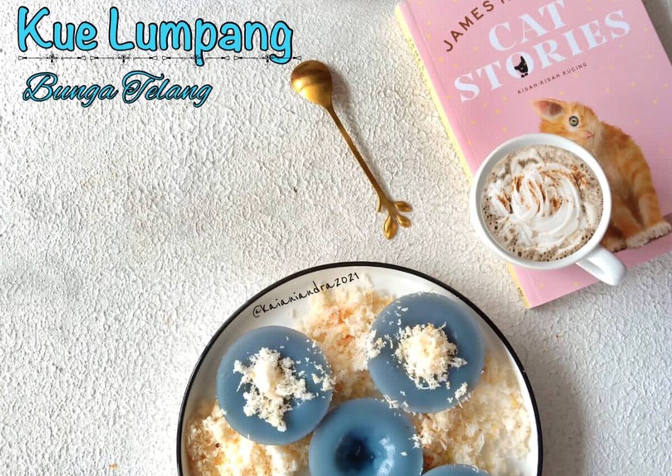 Kue Lumpang Bunga Telang
