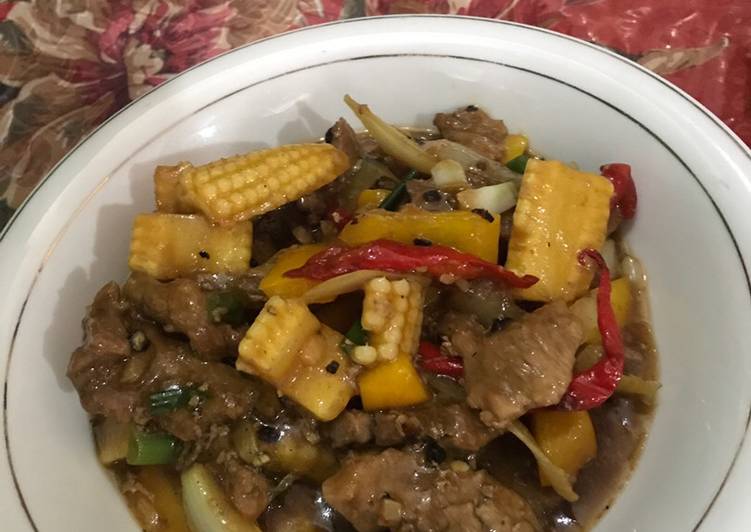Langkah Mudah untuk Membuat Beef black paper yang Lezat Sekali