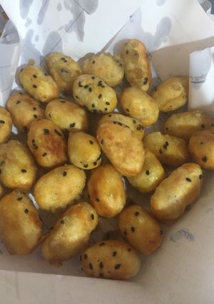 Hình của món Khoai lang kén.