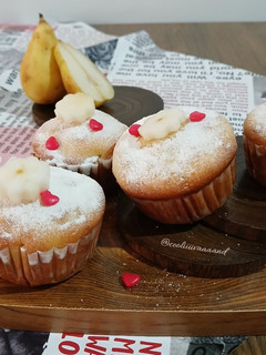 عکسی از دستور مافین گلابی(پای 🍐)
