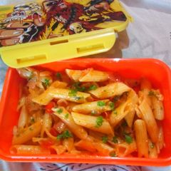 Tomato penne pasta A picture of Tomato penne pasta.