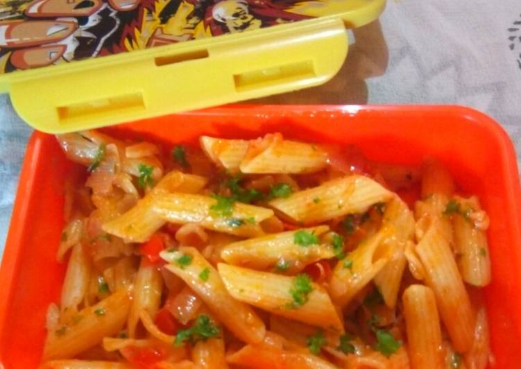 Step-by-Step Guide to Prepare Quick Tomato penne pasta