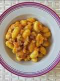 Gnocchi con crema di zucca 🎃 noci e pancetta!