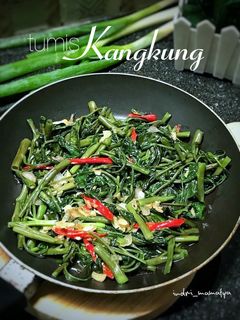 Foto resep Tumis Kangkung Polos