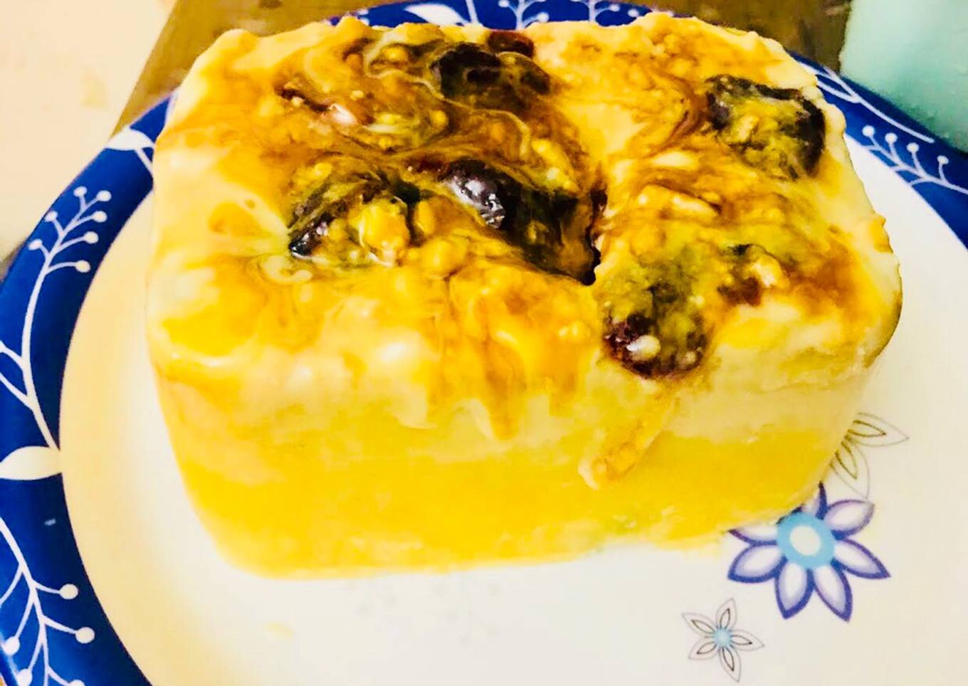 Nutty Mango ice cream brick
