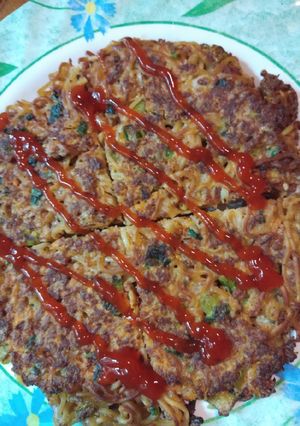 Foto resep Martabak mie daging