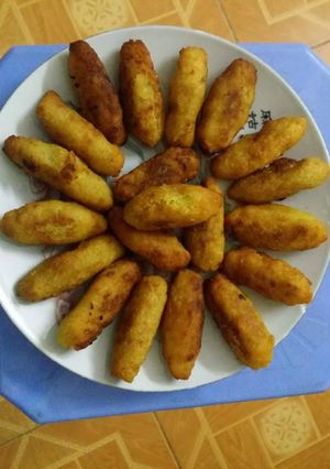 Hình của món Khoai lang kén.