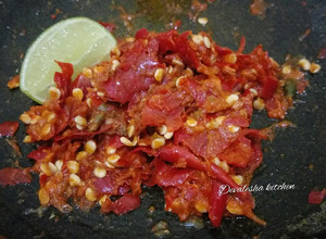 Foto resep Sambel Terasi Mentah Jeruk Nipis