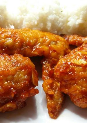 Foto resep Sayap Ayam masak pedas manis