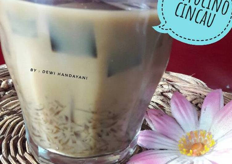Cara Gampang Memasak Es Cappucino cincau Anti Gagal