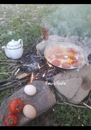 عکسی از دستور املت آتیشی