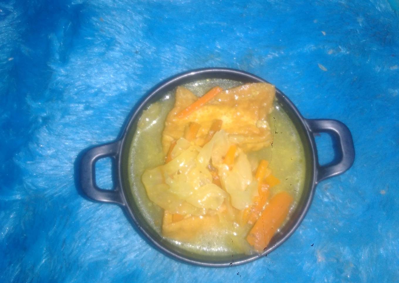 Sayuran tahu bersantan