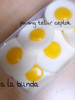 Foto resep Puding telur ceplok