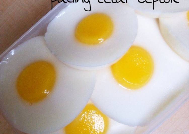 Puding telur ceplok