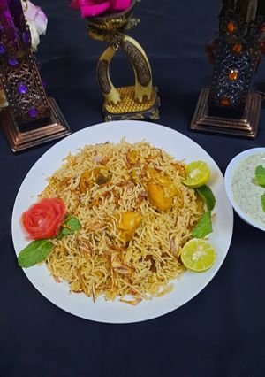 A picture of Pulao Biryani.