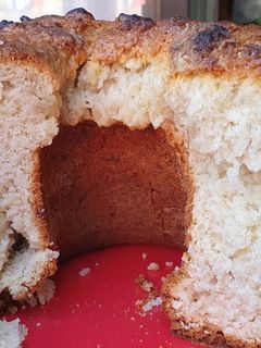 Una foto de Torta de banana SIN HUEVO🍌
