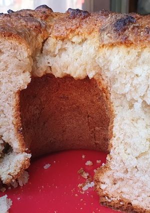 Una foto de Torta de banana SIN HUEVO🍌
