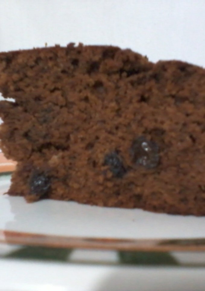 Una foto de Torta oscura de pasas
