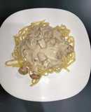 "Pasta con salsa bechamel y pollo" UTVCO