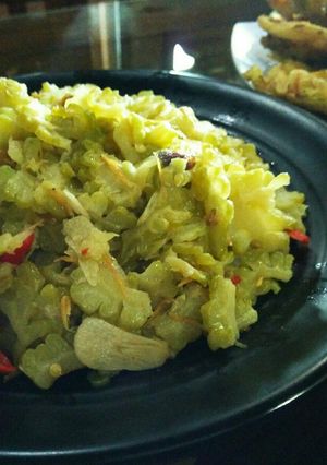Foto resep Tumis Pare Teri Nasi (tidak pahit)
