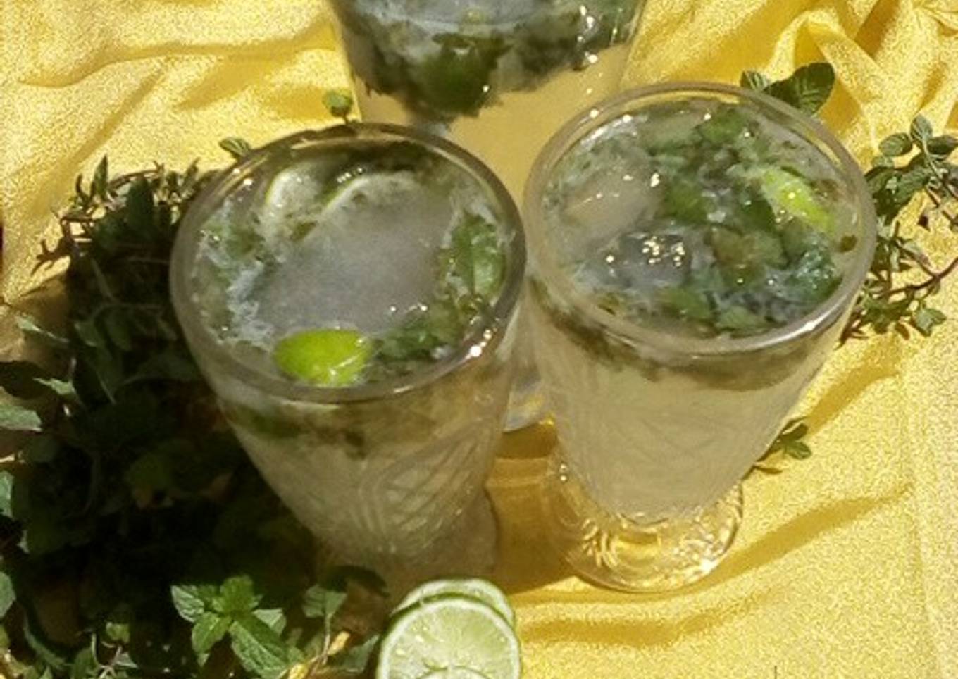 Virgin mojito mocktail