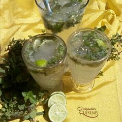 A picture of Virgin mojito mocktail.