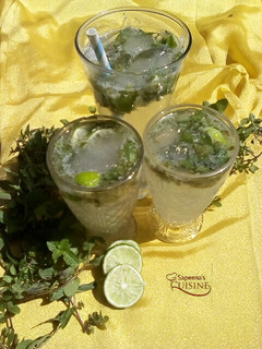 A picture of Virgin mojito mocktail.