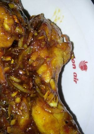 Foto resep Ayam saus kecap jahe