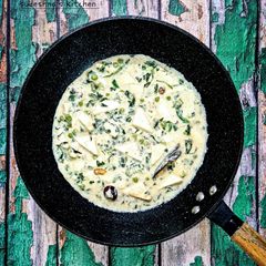 A picture of Methi Matar Paneer Malai.