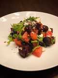 Beet Watermelon Arugula Salad with Lemon Mints Flavors