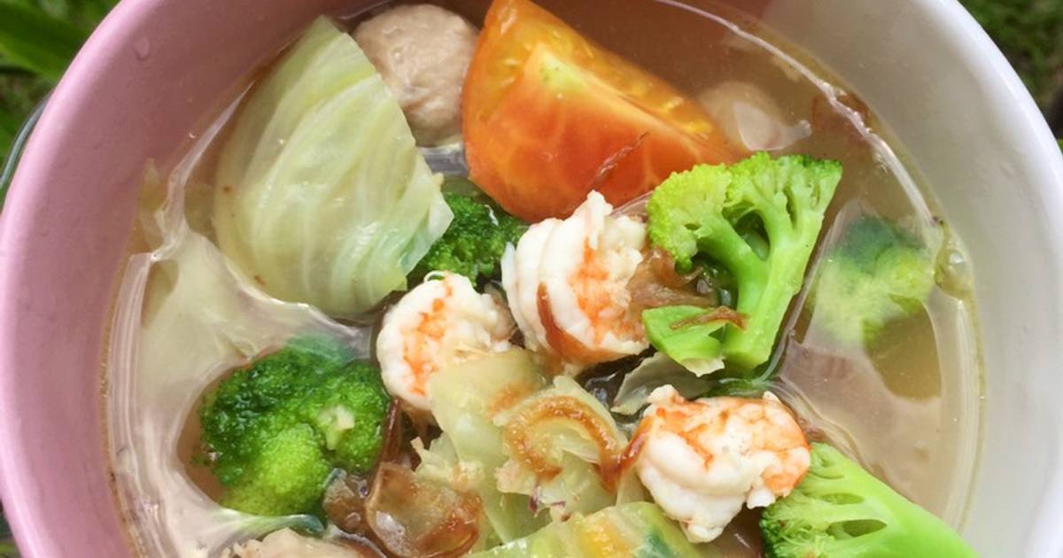 Resep Sup Bakso Udang Oleh Metta Ermawan Cookpad