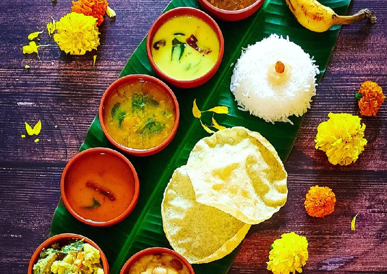 ONAM SADYA : Avial, Tomato Rasam & Moong Dal Payasam