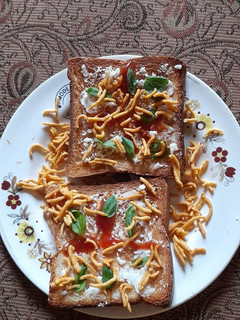 A picture of #TTC #Basil Bread Toast.
