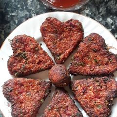 A picture of Leftover chappati cutlets.