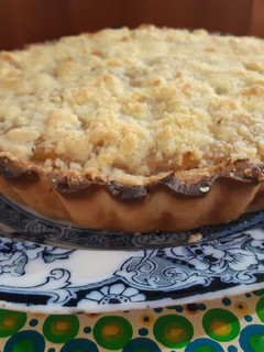 Una foto de Tarta de manzanas con crumble