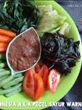 Salad Indonesia a.k.a Pecel Sayur Warna Warni