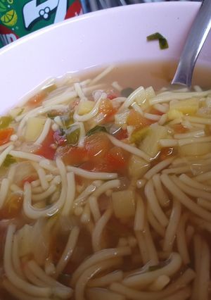 صورة لوصفة شوربة شعيريه