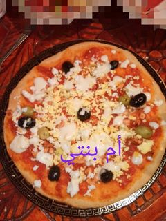 صورة لوصفة بيتزا