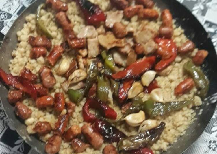 Migas de harina de trigo