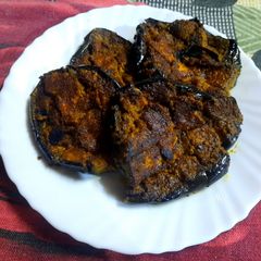 A picture of Masala baingan.