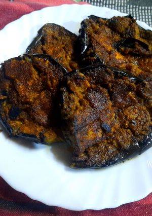 A picture of Masala baingan.