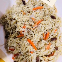 A picture of Afghan uzbeki pulao.