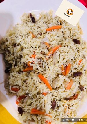 A picture of Afghan uzbeki pulao.