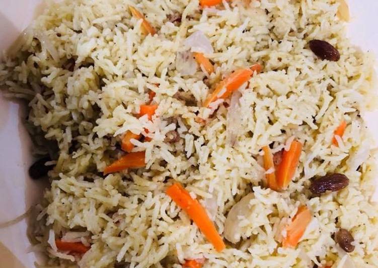 Afghan uzbeki pulao