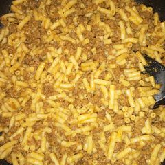 A picture of Taco Mac' n cheese.