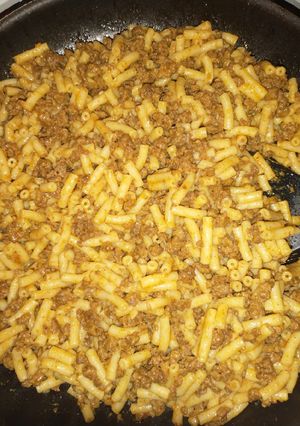 A picture of Taco Mac' n cheese.