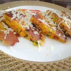 A picture of Stuffed Besan Chilla.