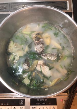 Hình của món Canh cá chuối + chuối xanh (cả vỏ).